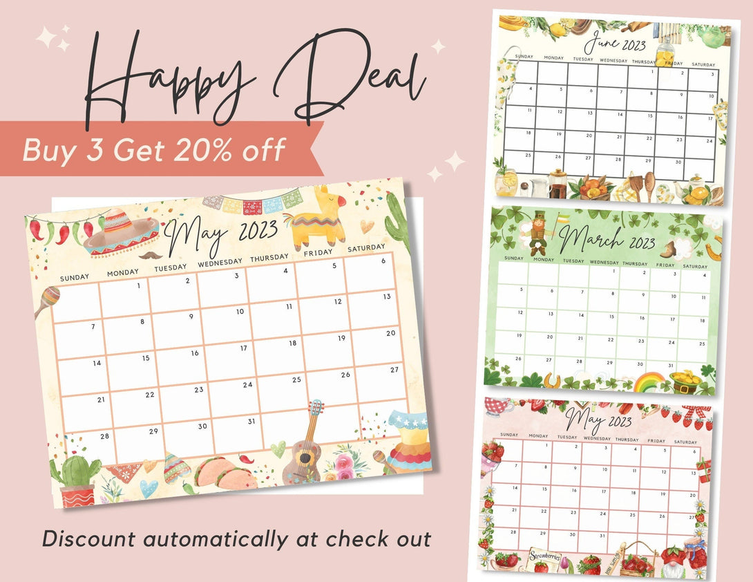 September 2023 Calendar, Lovely & Sweet Valentine&#39;s Day Love Birds - Joyful Printable Fillable Editable Calendar Planner - Instant Download - Visley Printables